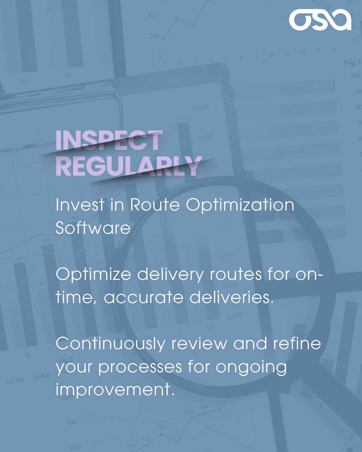 Improving Order Accuracy in Delivery - Inspect Regularly