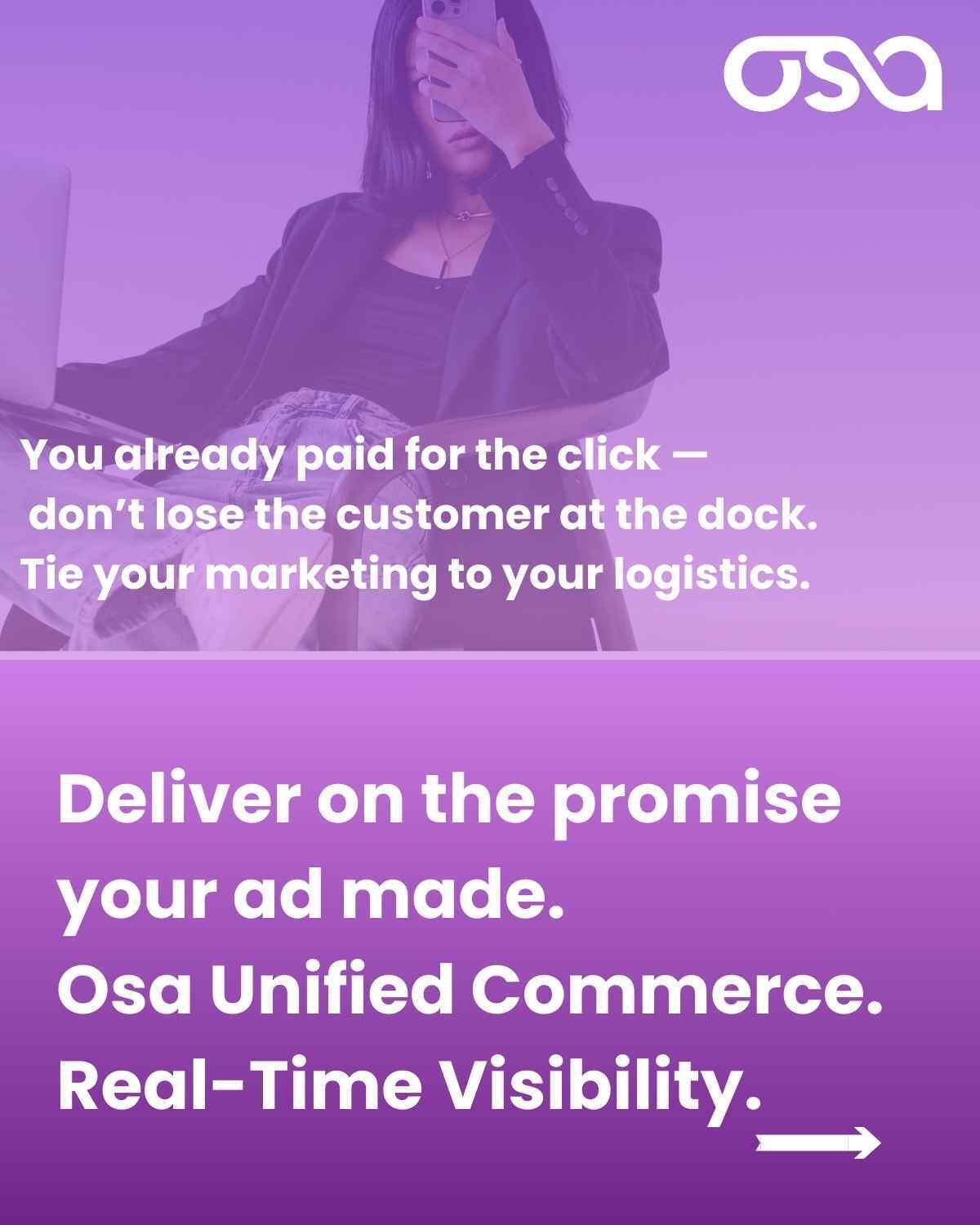 Deliver on the promise your ad made.