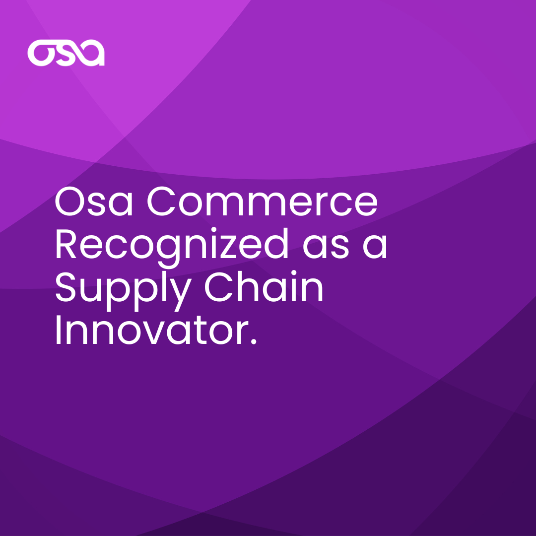 Osa Commerce Recognized as a Supply Chain Innovator