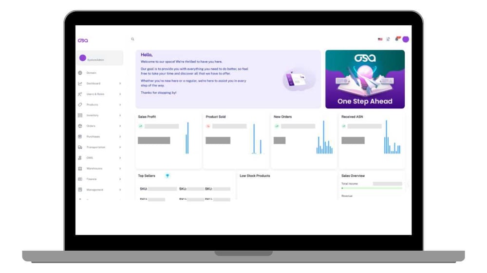 One Step Ahead Osa Dashboard